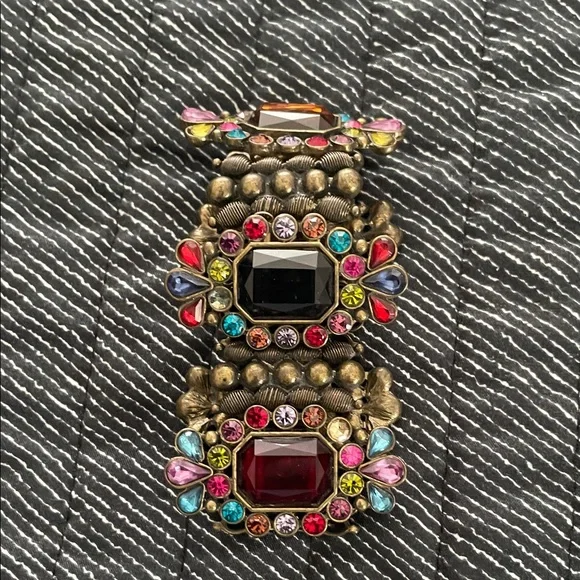 Multicolor Gemstone Bracelet and Ring Set - Picture 7 of 9